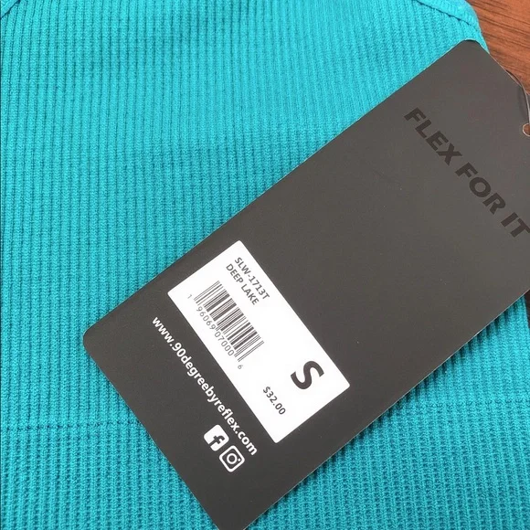 (2023)90 Degree By Feflex Ribbed Crop Top - Picture 9 of 14